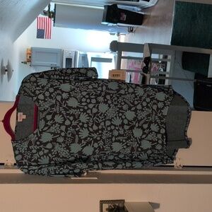 LuLaRoe Gray and Teal Top